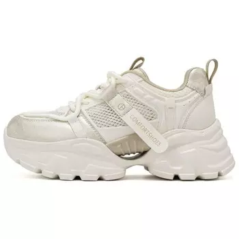 Кроссовки женские толстые низкие Aokang, коричневый