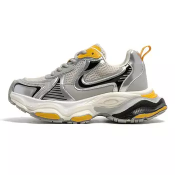 Кроссовки женские толстые низкие Aprhe, черный