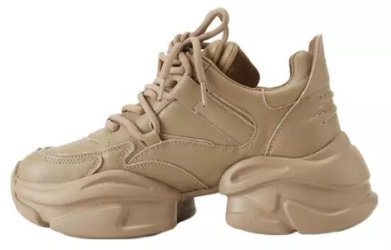 Кроссовки женские толстые низкие Aquascutum, черный