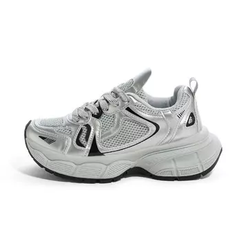 Кроссовки женские толстые низкие Babaya Kids, белый