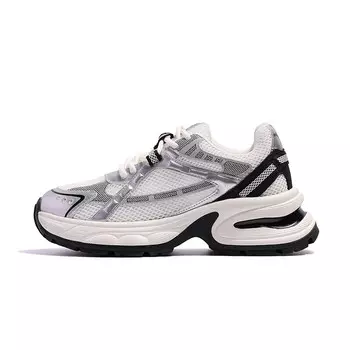 Кроссовки женские толстые низкие Baijiasi, бежевый