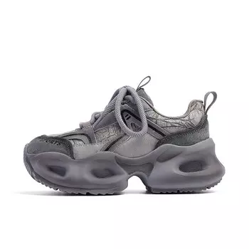 Кроссовки женские толстые низкие Baijiasi, фиолетовый