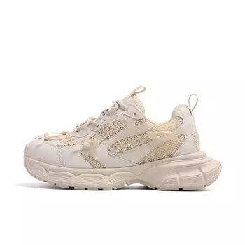 Кроссовки женские толстые низкие Baijiasi, серый