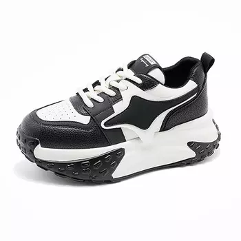 Кроссовки женские толстые низкие Baijihong, розовый