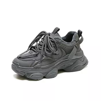 Кроссовки женские толстые низкие Bardilev, серый