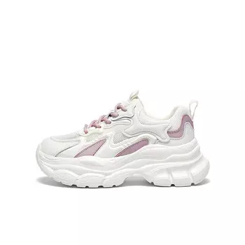 Кроссовки женские толстые низкие Basto, бежевый/синий