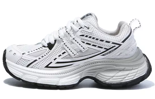 Кроссовки женские толстые низкие Bded, черный/белый