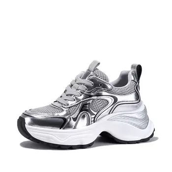 Кроссовки женские толстые низкие Bellalily, цвет Apricot