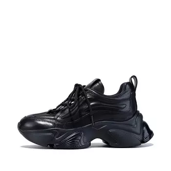 Кроссовки женские толстые низкие Bellalily, коричневый