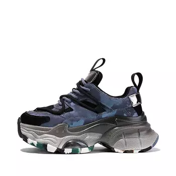 Кроссовки женские толстые низкие Bellalily, серебряный