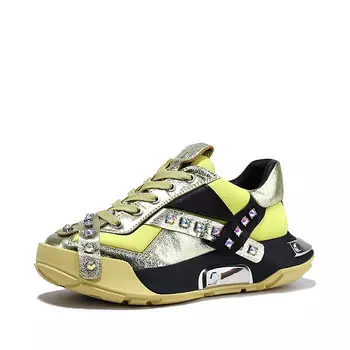 Кроссовки женские толстые низкие Bellalily, синий