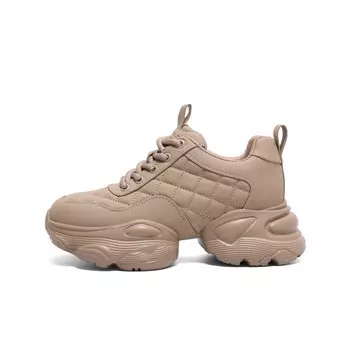 Кроссовки женские толстые низкие Belle, абрикос