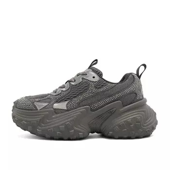 Кроссовки женские толстые низкие Belle, темно-серый