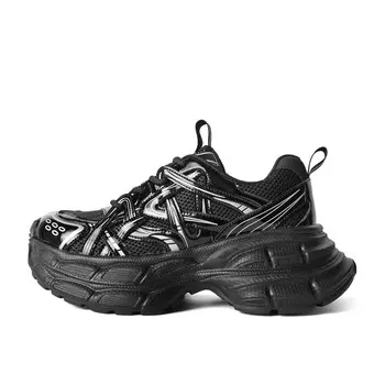 Кроссовки женские толстые низкие Belle, золотой