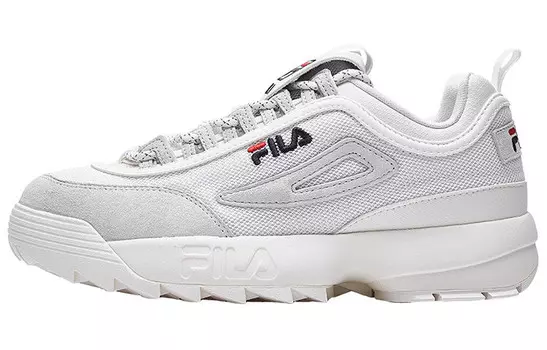 Кроссовки женские толстые низкие белые Fila Fusion