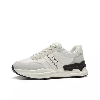 Кроссовки женские толстые низкие белый Acesc