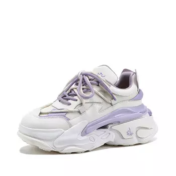 Кроссовки женские толстые низкие белый Bellalily