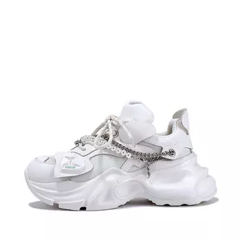 Кроссовки женские толстые низкие белый Bellalily