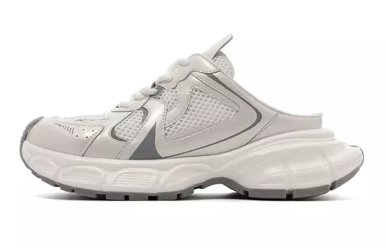 Кроссовки женские толстые низкие белый Eblan