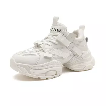 Кроссовки женские толстые низкие белый Foxer