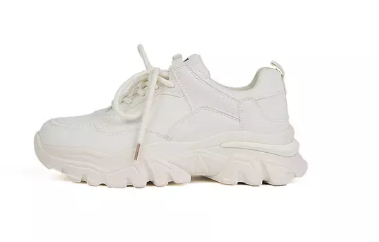 Кроссовки женские толстые низкие белый Istep