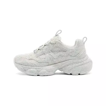 Кроссовки женские толстые низкие белый Sugarsu