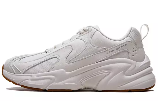 Кроссовки женские толстые низкие бежевые Xtep