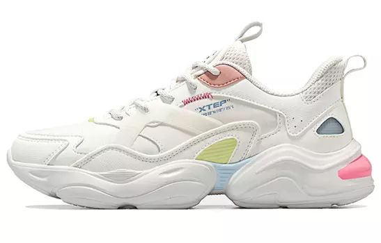 Кроссовки женские толстые низкие бежевые Xtep