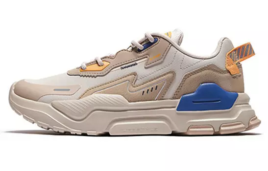 Кроссовки женские толстые низкие бежевые Xtep