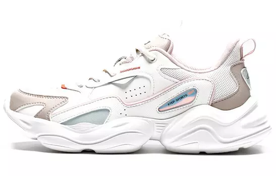 Кроссовки женские толстые низкие бежевые Xtep