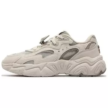 Кроссовки женские толстые низкие бежевый 361°