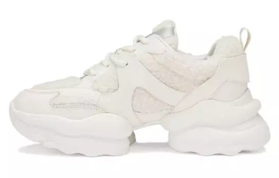 Кроссовки женские толстые низкие бежевый 73Hours