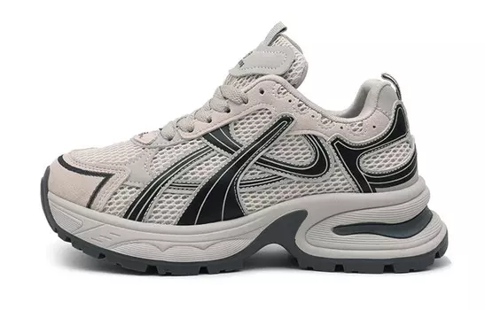 Кроссовки женские толстые низкие бежевый Cai Chi