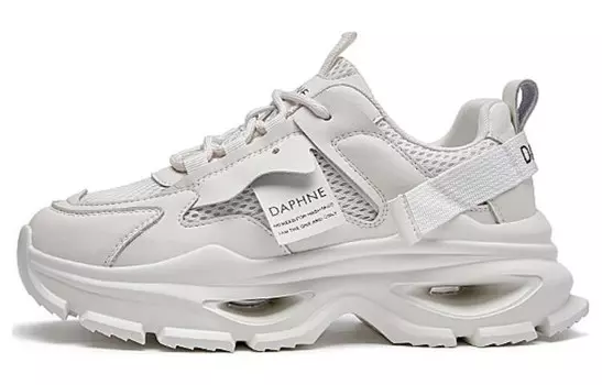 Кроссовки женские толстые низкие бежевый Daphne