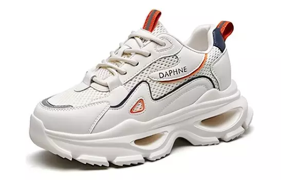 Кроссовки женские толстые низкие бежевый Daphne