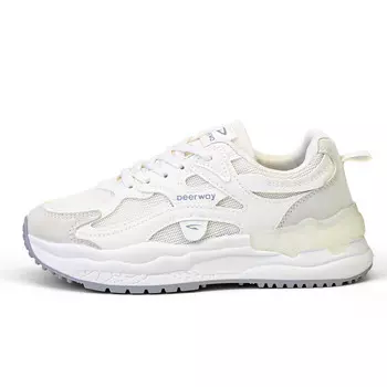 Кроссовки женские толстые низкие бежевый Deerway