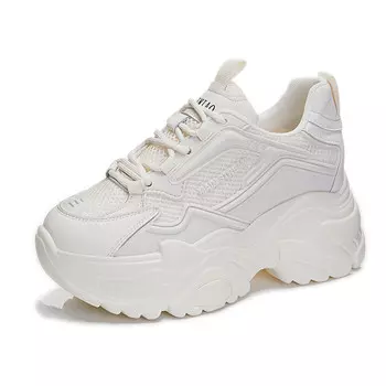 Кроссовки женские толстые низкие бежевый Egger Bird