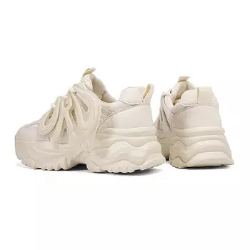 Кроссовки женские толстые низкие бежевый Ord