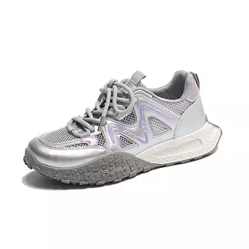 Кроссовки женские толстые низкие Bingo Duck, бежевый