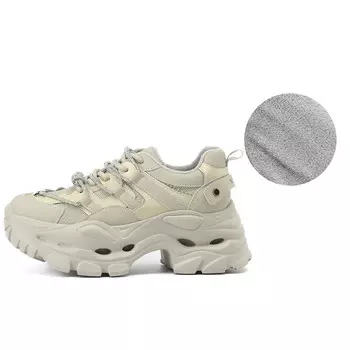 Кроссовки женские толстые низкие Boerdiqi, серый