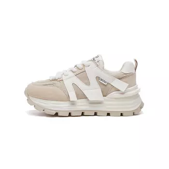 Кроссовки женские толстые низкие Bull Charm, красный