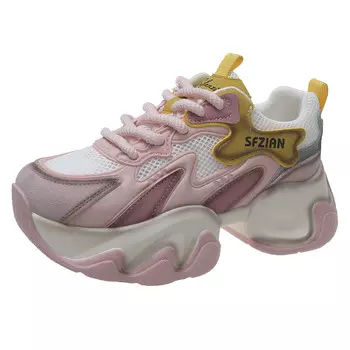 Кроссовки женские толстые низкие Bull Thunder, серый