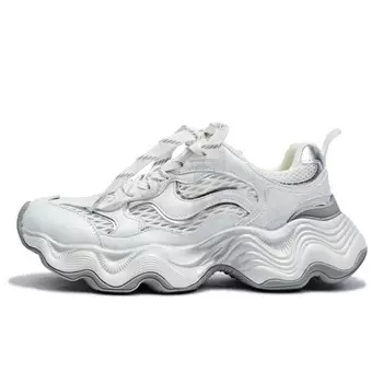 Кроссовки женские толстые низкие Central&Kitty, бежевый