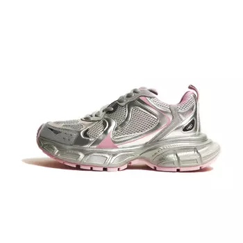 Кроссовки женские толстые низкие Chenter Kater, цвет Pink Silver