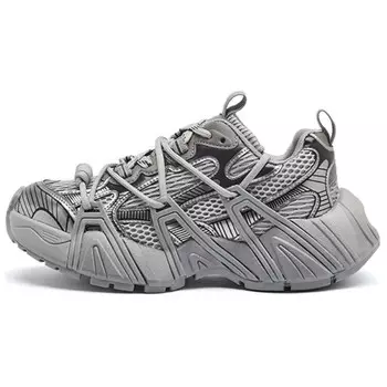 Кроссовки женские толстые низкие черный Agsdon