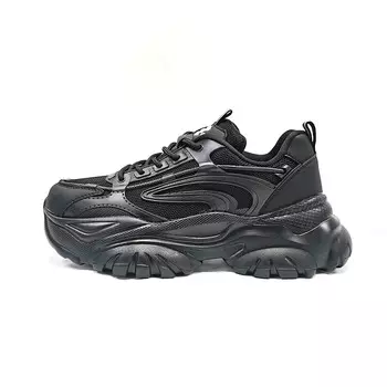 Кроссовки женские толстые низкие черный Bage