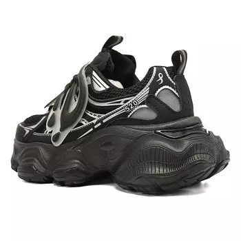 Кроссовки женские толстые низкие черный Ord