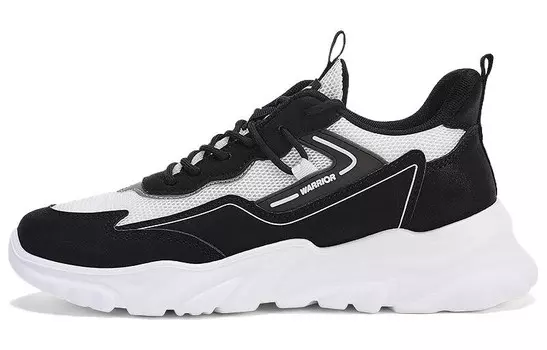 Кроссовки женские толстые низкие черный Warrior