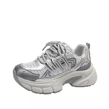 Кроссовки женские толстые низкие Cherry&Kalika, розовый