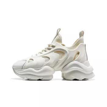 Кроссовки женские толстые низкие Cherykally, черный